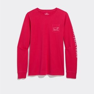 Vineyard Vines Classic Pink Crewneck Tee